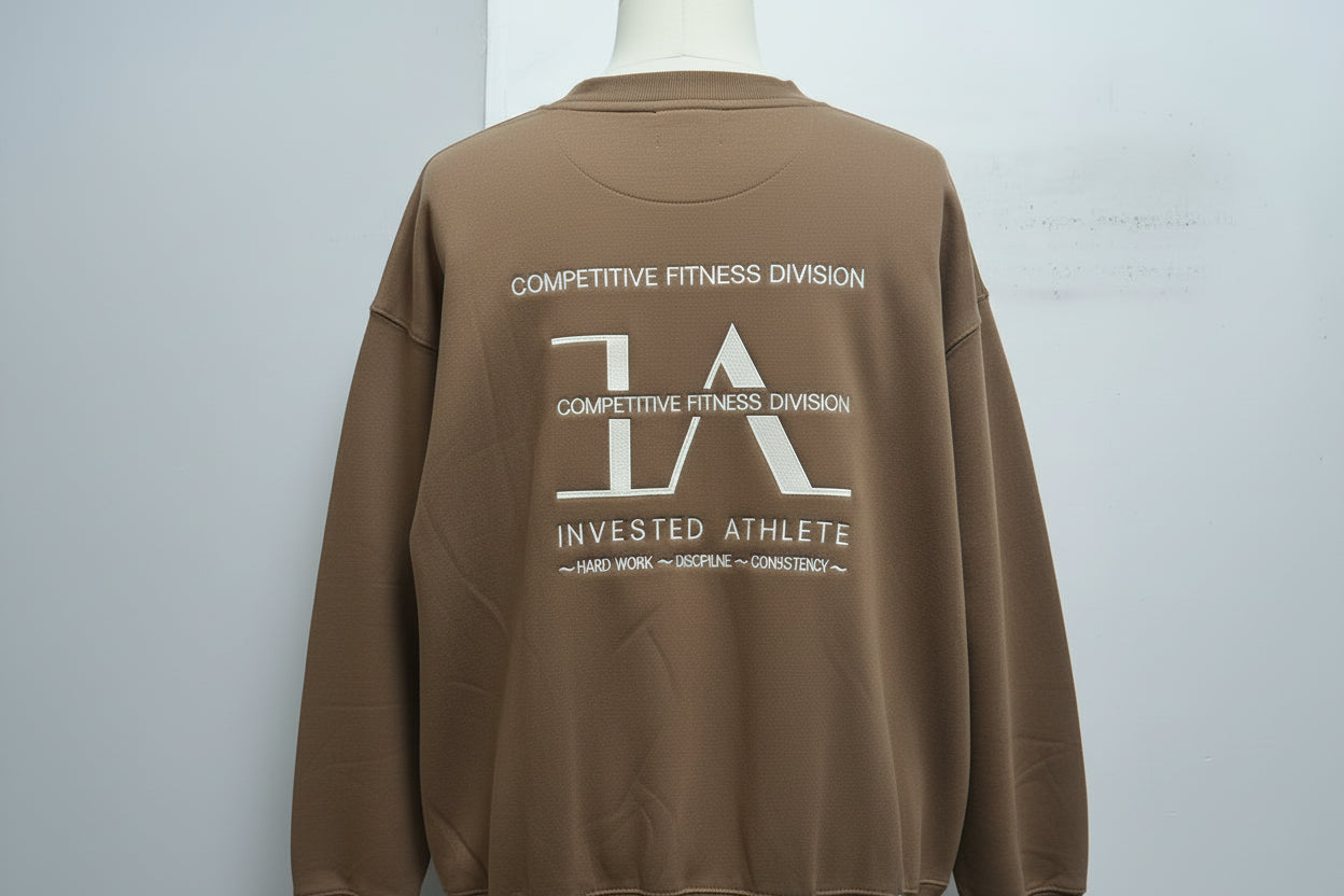 Competitive Fitness  Back Logo sweater