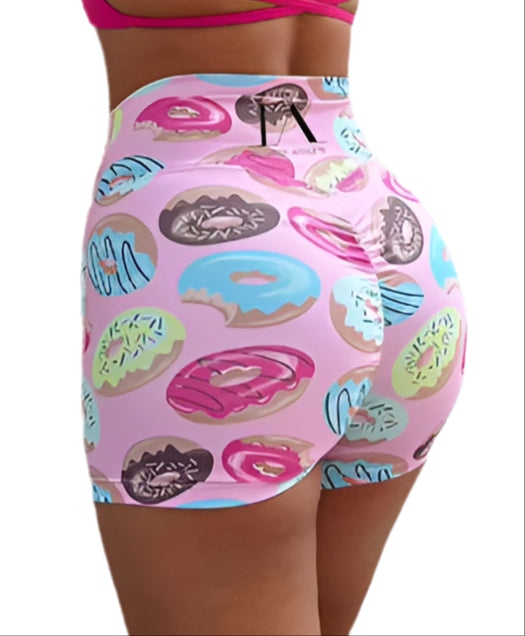 Patterned Booty Shorts