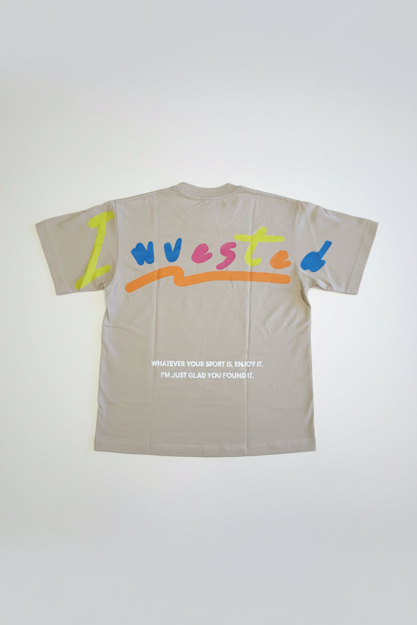 Colourful Invested Oversized Tee