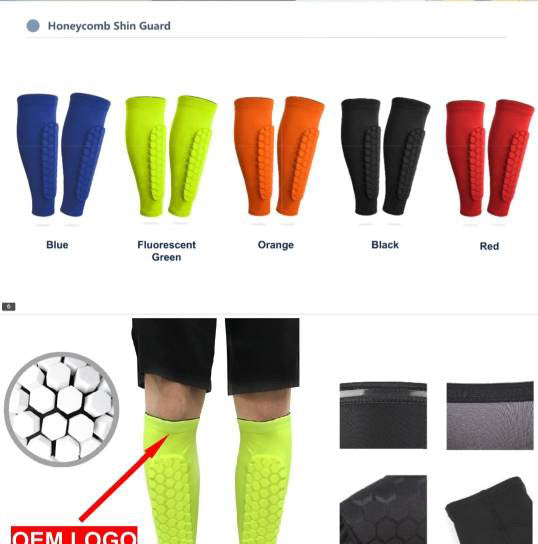 SHIN GUARD- second skin honeycomb shin guards