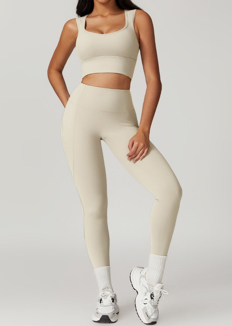 Colour Concept Earth Tones bra and leggings set
