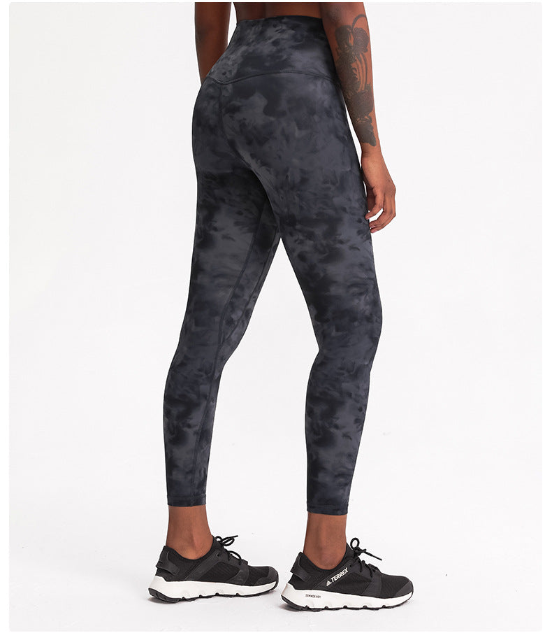 TIE DIE YOGA LEGGINS