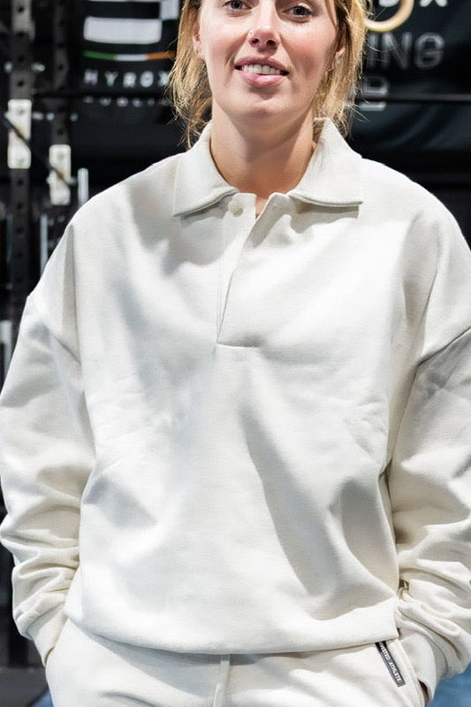 Oatmeal collared sweater