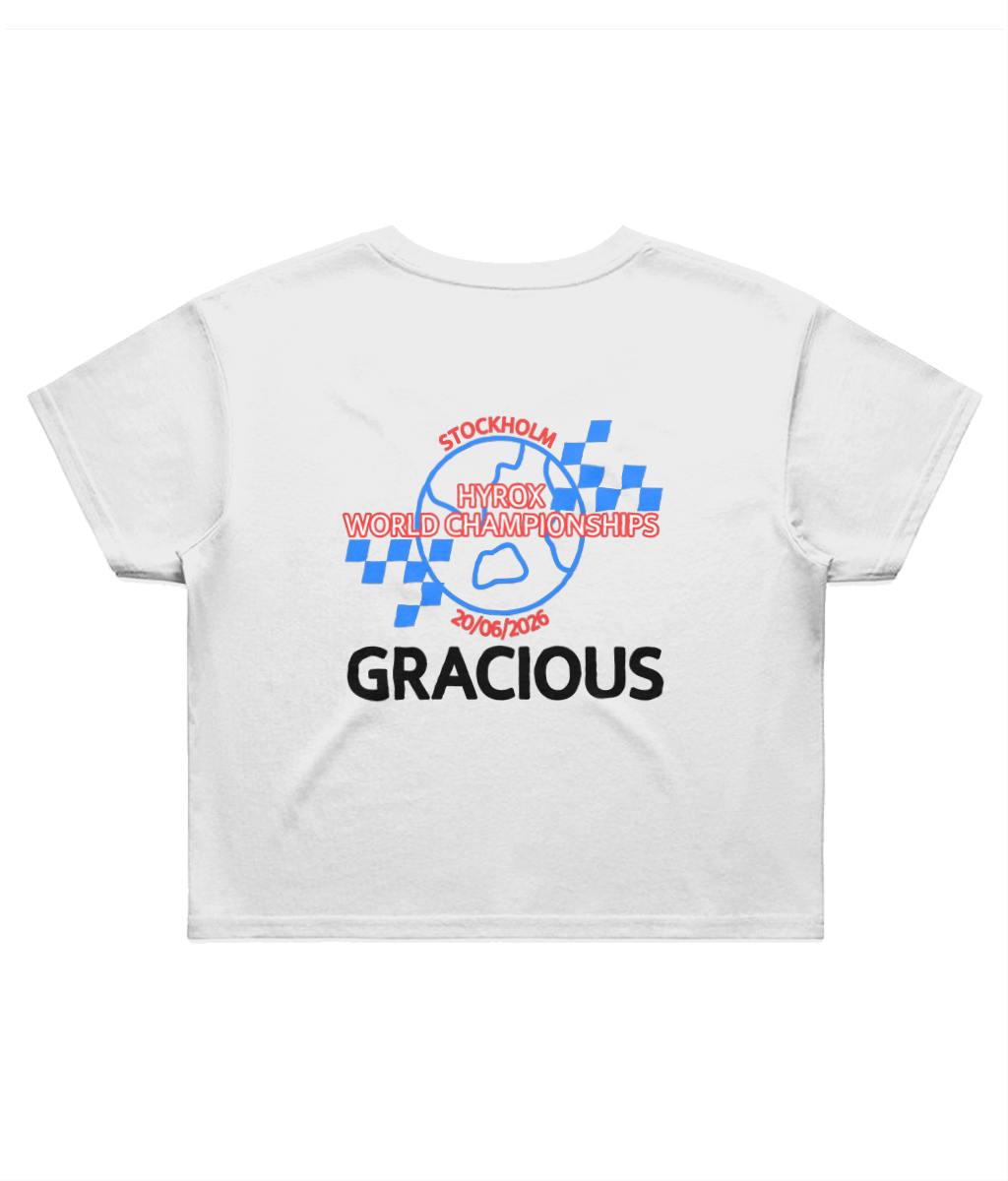 Devon + Gracious Hyrox Athlete Cropped Tees