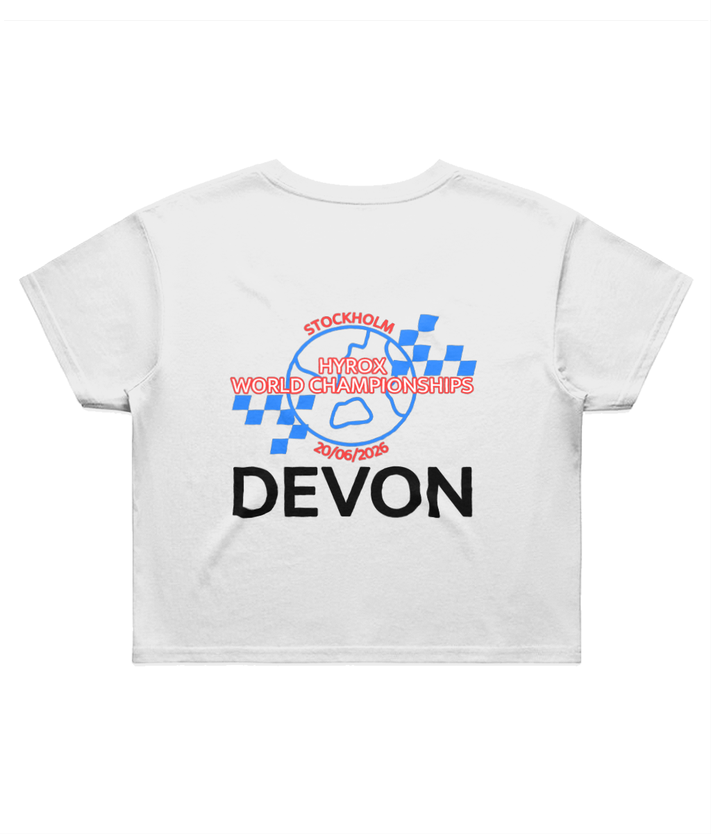 Devon + Gracious Hyrox Athlete Cropped Tees