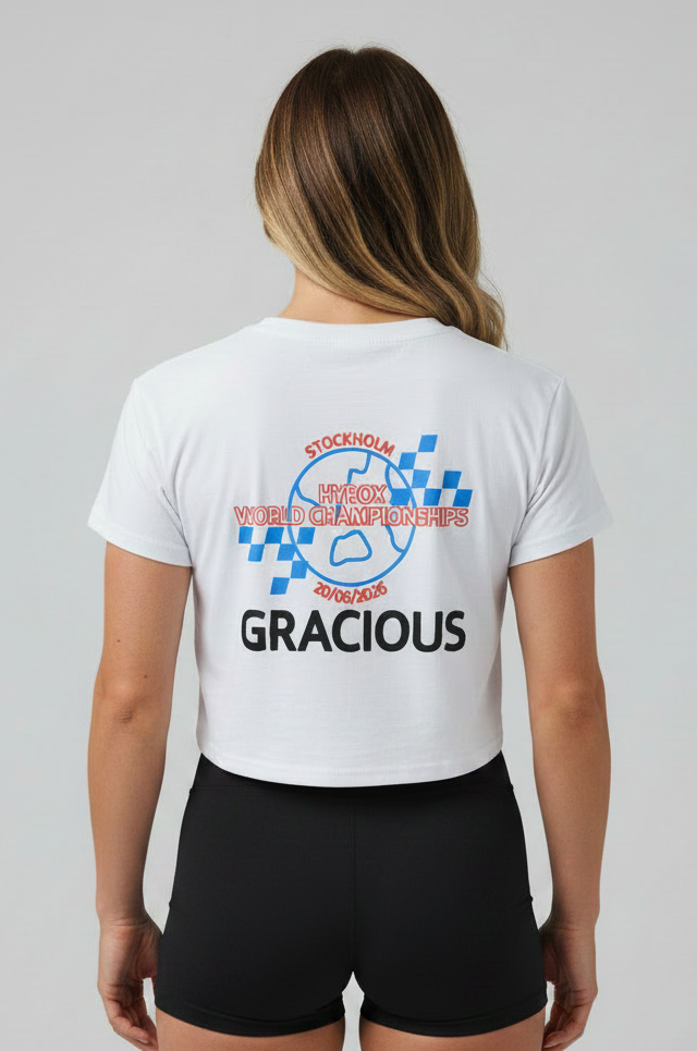 Devon + Gracious Hyrox Athlete Cropped Tees